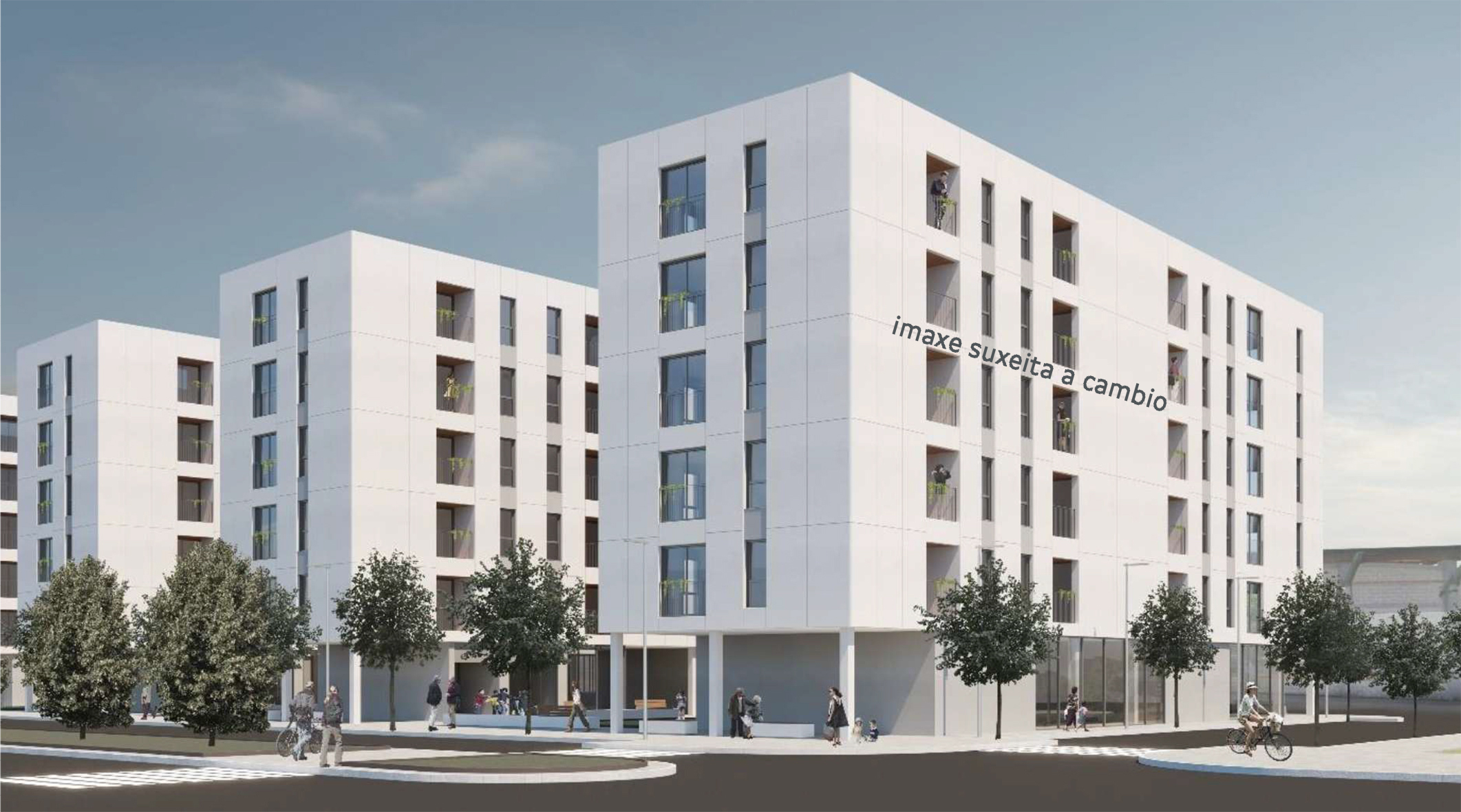 Ferrol. 65 vivendas de promoción pública.