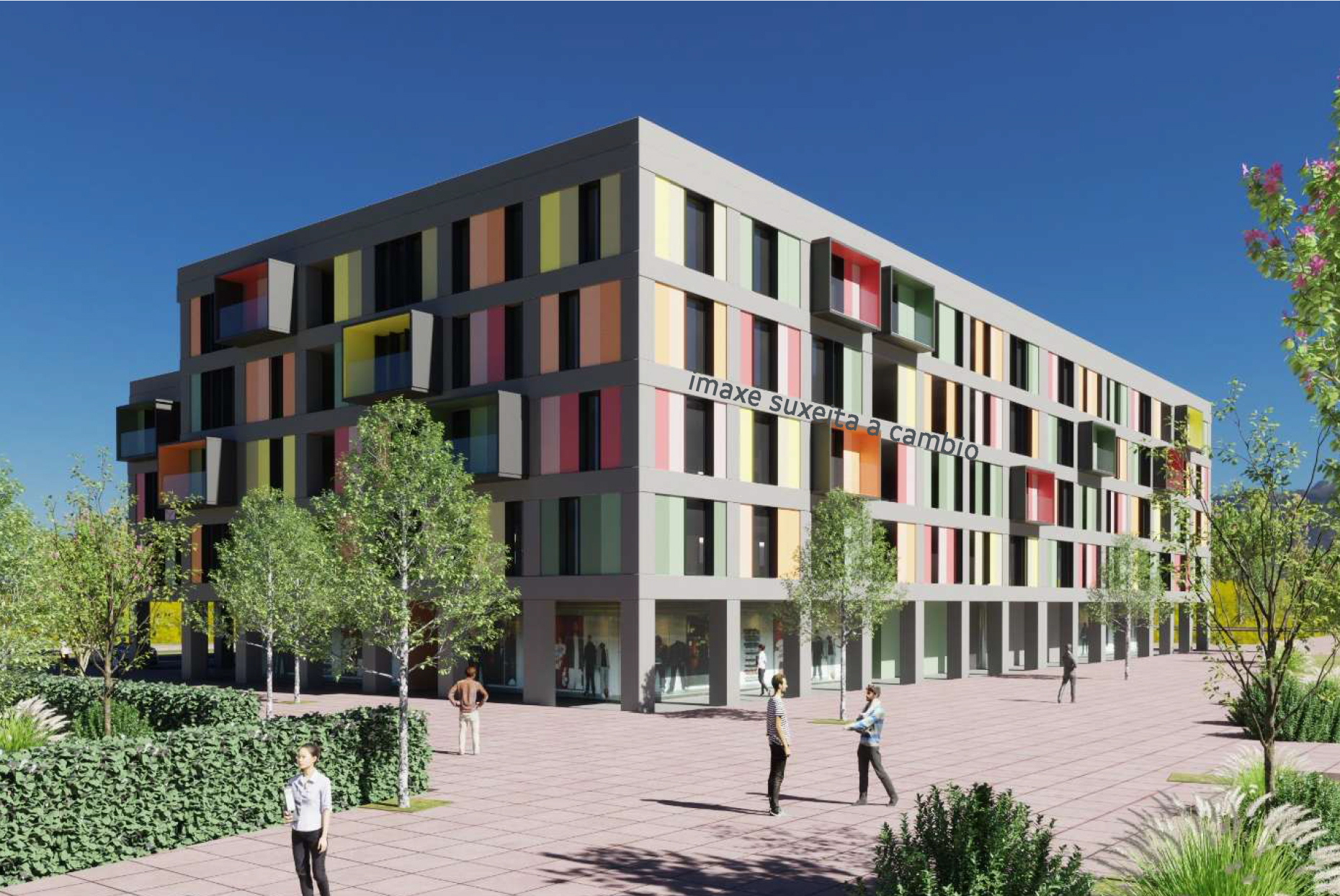 Ferrol. 58 vivendas de promoción pública.