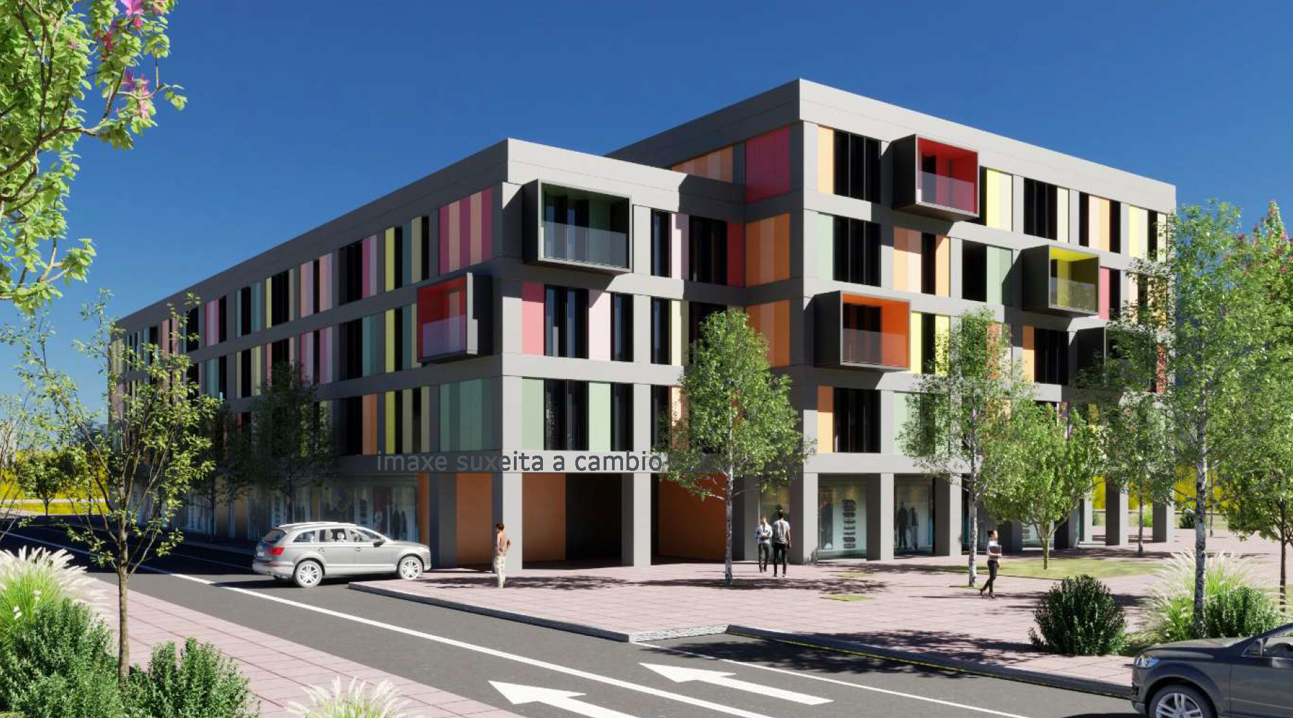 Ferrol. 58 vivendas de promoción pública.