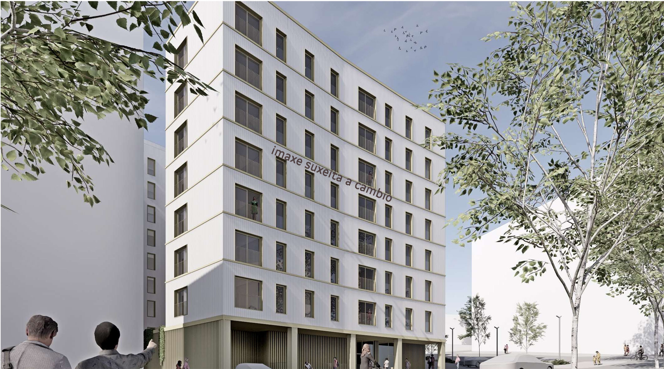 A Coruña. 58 vivendas de promoción pública.