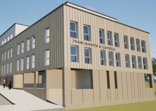 Lalín. 17 vivendas de promoción pública.