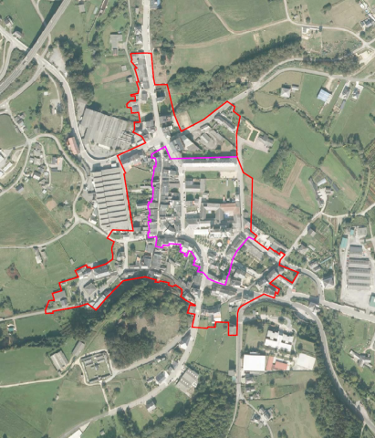 Casco Antigo de Lourenzá e zonas de respecto