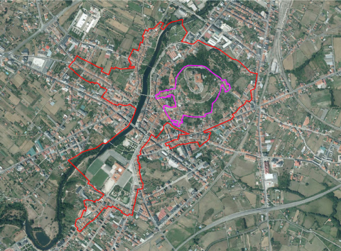 Conxunto Histórico e zonas de respecto no Concello de Monforte de Lemos