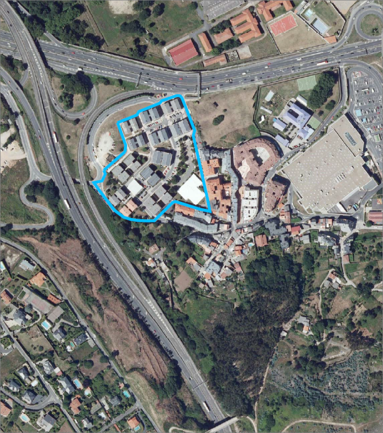 Grupo de Vivendas de Santa Cristina (Palavea) (A Coruña)