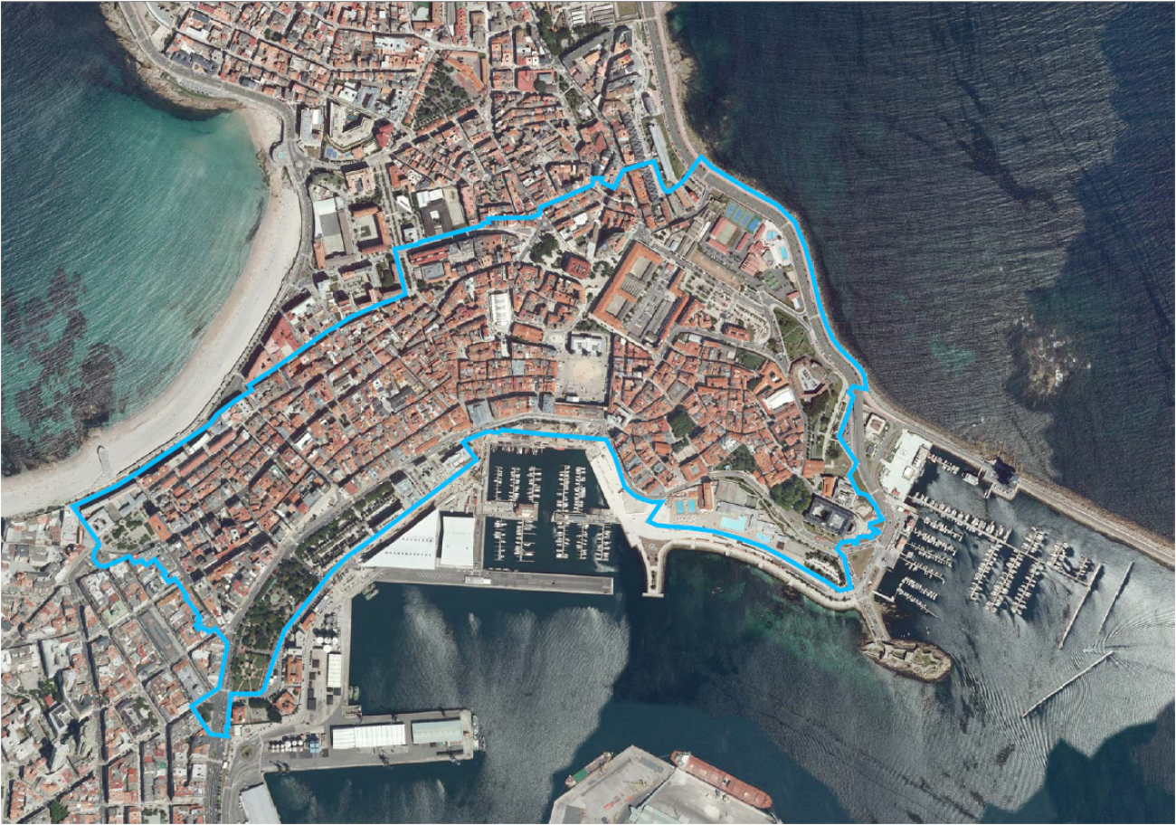 Cidade Vella e A Peixaría (A Coruña)