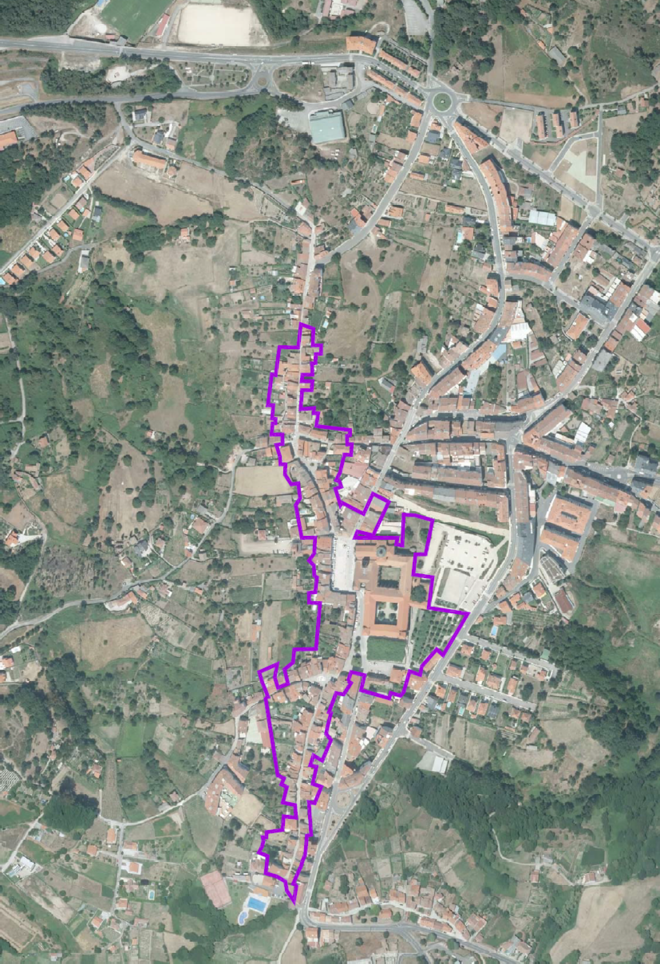 Entorno do Mosteiro de San Salvador de Celanova e do Burgo Medieval de Vilanova dos Infantes