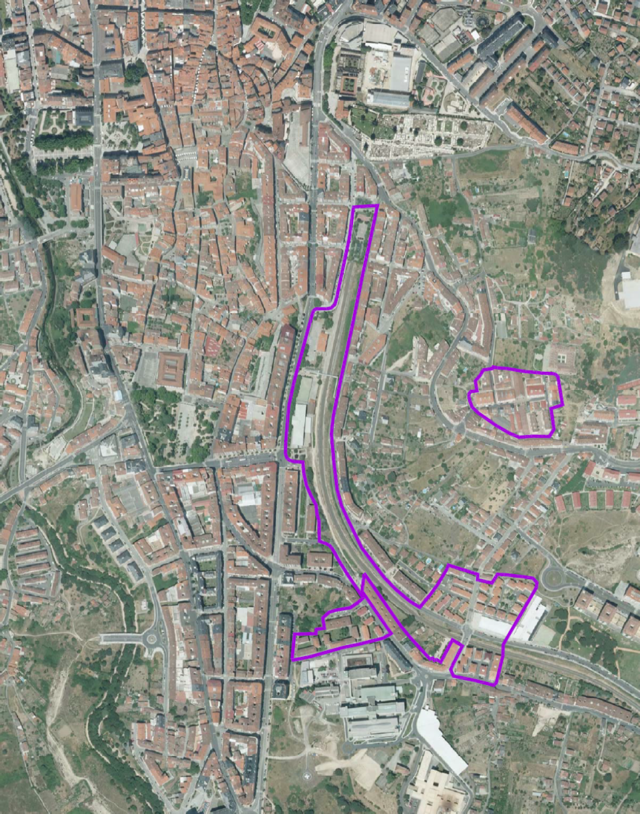 Barrios Serra de San Mamede, Cruceiro Quebrado e A Inmaculada (Ourense)
