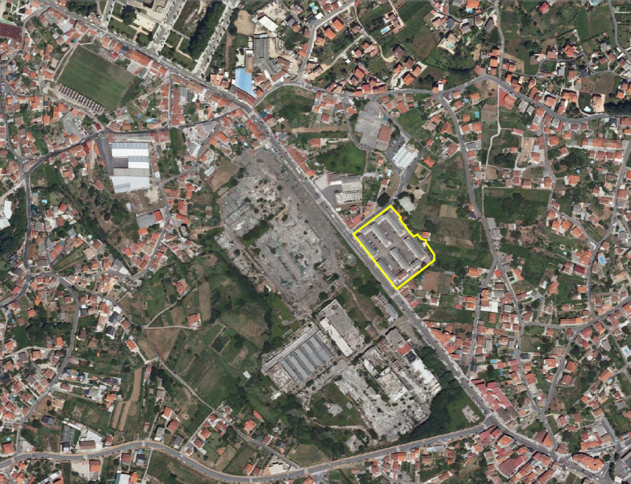 Grupo de Casas Santa Clara en Cabral (Vigo)